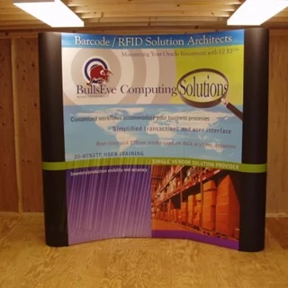 PU005 - Custom Pop-Up Trade Show Booth for Professional Services
