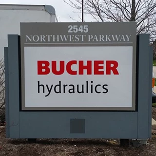Indoor & Outdoor Business Signs for Bucher Hydraulics - Image360 South Elgin