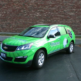 Full wrap on SUV for Consumers Credit Union.  Lake County, IL