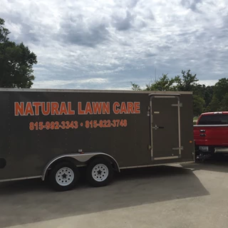 Natural Lawn Care Trailer Decal