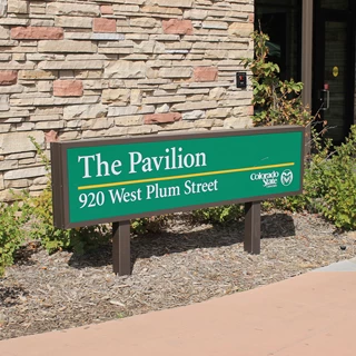 Outdoor Sign - The Pavilion CSU - Fort Collins, CO
